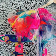 Hand Painted Tulle Magic Handmade Clutch Embroidery Fashion Hand Painted Bags Handbags