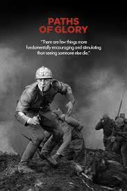 Paths Of Glory (1957) Directed by Stanley Kubrick (one of his best films in  my opinion) and starring Kirk Douglas in one of his best ever roles.