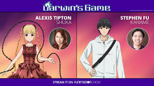 Is this anime a worthwhile suspenseful ride with a lot of cool action, great characters and awesome plot with surprising twists and turns? Funimation On Twitter Darwin S Game Is About To Begin Adr Director Cliffordchapin And The English Dub Cast Are Ready For Tomorrow S Hour Long Premiere Kaname That Fu Shuka Alexistiptonva Https T Co Ap12p6dt5y