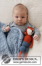 Baby Diamonds Drops Baby 36 6 Free Knitting Patterns By Drops Design In 2020 Baby Blanket Knitting Pattern Baby Knitting Patterns Drops Design