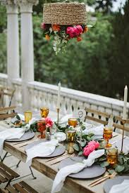 California Meets Colorado Modern Boho Wedding In Denver Bridal Shower Centerpieces Modern Bridal Shower Wedding Reception Centerpieces