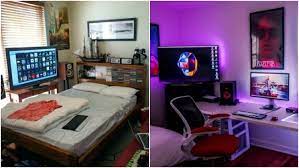 Mendesain kamar tidur remaja minimalis yang simple tapi keren bisa dengan berbagai cara, salah satunya adalah mempercantiknya dengan memilih warna desain kamar tidur. 9 Inspirasi Kamar Tidur Buatmu Yang Doyan Main Game Sensasinya Dapat Keren Nyaman Maksimal