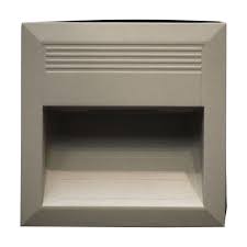 Kim s low level floodlight is an architectural outdoor luminaire designed to integrate into the site, allowing uninterrupted viewing of the landscape and architectural design. Meridian Ledrec18wh 1 5w Led Recessed Low Level Wall Light Square White Light