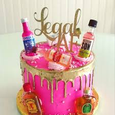 21st Birthday Liquor Bottle Cake Decorations Twenty One Cake Topper 21st Birthday Cakes Savoury Cake 18th Birthday Cake