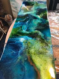 Etude Couleur Resin Art Painting Resin Art Acrylic Pouring Art