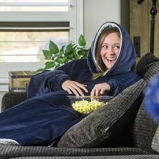 If sharks are your thing and shark week can't come soon enough in your book every year, then you'll want to dive into this fun, cozy, hooded blanket project. Buy Hooded Robe Plush Blanket Hoodie Soft And Warm Bathrobe Sweatshirt Fleece Pullover Blanket At Affordable Prices Price 39 Usd Free Shipping Real Reviews With Photos Joom