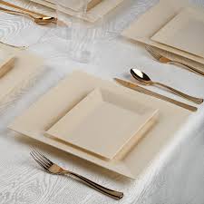 No matter your budget or your design ability, we make it easier than ever to create customized plates of superb quality. Square Rectangle Disposable Plastic Dinnerware Party Package Cutlery And Tumblers Wedding Party Supplies Salad Plates Dinner Plates Party Supplies Paper Party Supplies Tripod Ee