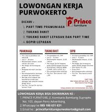 Check spelling or type a new query. Lowongan Kerja Prince Lowongan Kerja Purwokerto Facebook
