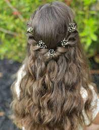Idee Coiffure Coiffure Petite Fille Mariage Coiffure Bapteme Simple Et Tres Sympa Coiffure Petite Fille Mariage Coiffure Communion Coiffure Bapteme