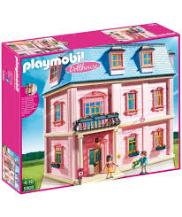 Buy Playmobil 5303 Deluxe Dollhouse At Argos Co Uk Your Online Shop For Action Figures And Playsets Playmobil Doll House Playmobil Sets
