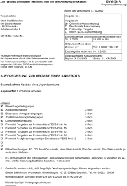 Das anschreiben zu einem angebot ist bestandteil der vergabeunterlagen. Aufforderung Zur Abgabe Eines Angebots Pdf Free Download
