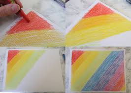 Cover the area that you'd like to be scratchable with packing tape. Crayon Scratch Art Project Woo Jr Kids Activities Children S Publishing