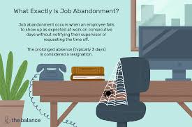You are sick when a doctor says you're sick. Job Abandonment What Is It