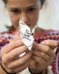 Beattie Elementary: Folding 1,000 cranes, learning the lesson of peace
