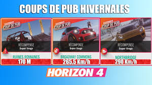 Alors que les paysages sur forza horizon 4 suffisent à rendre l'expérience agréable pour tout joueur, elle peut aussi devenir usée si vous. Forza Horizon 4 Coups De Pub Hivernales 20 06 27 06 By Poolpohz