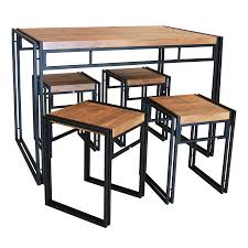 Esme 4 Seater Dining Set Wood Dining Room Dining Set Boat Furniture