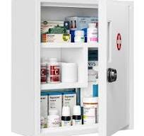 Amazon.com: POKIPO Locking Medicine Cabinet, Empty Metal ...