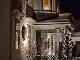 80+ beautiful christmas wreath ideas. Christmas Is Celebrated At This New England Style Farmhouse Stock Photo Image Of Celebrated Garland 154461220