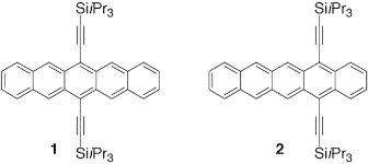 Functionalized Pentacene: Improved Electronic Properties from Control of  Solid-State Order
