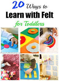 Place on a flannel board or on the carpet. 20 Ways To Learn With Felt For Toddlers