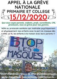 Entre sécurité sanitaire et réalités du terrain. Un Appel A La Greve Contre Le Port Du Masque A L Ecole Petite Republique Com