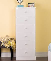 In the bedroom set days, it was easy to be sure that your dresser and nightstand paired well together because they were basically mirror images of each other with the exception of function and. White Astrid Tall Six Drawer Dresser Tall Dresser Furniture 6 Drawer Tall Dresser