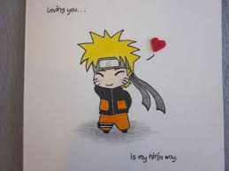 Naruto Love Card Regalos Creativos Regalos Bonitos Regalos Para Mi Novio