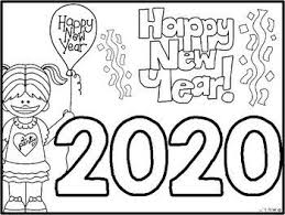 Top 10 New Year 2020 Coloring Pages Free Printable Belarabyapps In 2020 New Year Coloring Pages New Year S Eve Activities New Year Printables