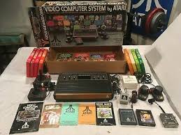 Video & joystick button (trigger) buffer. Atari 2600 Vcs 1977 Heavy Sixer Console System Original Chess Box Gatefold Games Ebay