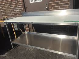 Stainless steel (3) select items (3). Commercial Stainless Steel Butcher Table With Cutting Board Mb Food Equipment