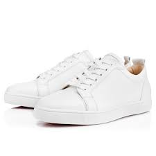 louis junior white leather men shoes christian louboutin