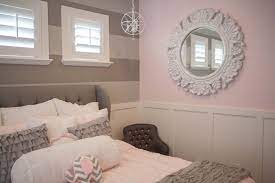 Grey Stripe Pink Bedroom Decor Pink Bedrooms Grey Bedroom Design