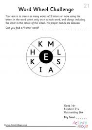 Make as many words as you can by using the letters around the wheel. Word Wheel Puzzles For Kids