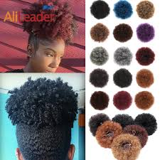 Banana clips are back, and you can incorporate them into your hair accessories rotation regardless of whether you have curly or straight hair. Alileader Natural Clip In Afro Hair Bun Jet Black Purple Blue Synthetic Kinky Curly Puff Ponytail Drawstring Extension For Women Synthetic Ponytails Aliexpress