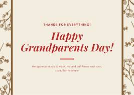 In 1991, the un general assembly adopted the united nations principles for the advancement of older persons. Free Custom Printable Grandparents Day Card Templates Canva