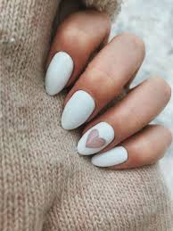 Simple heart nail art design. 70 Simple Nail Design Ideas That Are Actually Easy Nail Designs Valentines Heart Nail Designs Heart Nails