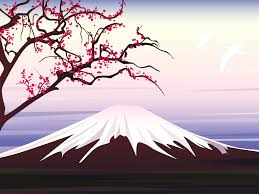 Mount Fuji Illustration Japonaise Mont Fuji Musique Japonaise