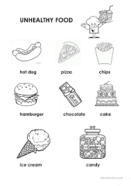 Free printable thanksgiving coloring pages for kids. Healthy Unhealthy Food English Esl Worksheets For Distance Learning And Physical Classrooms