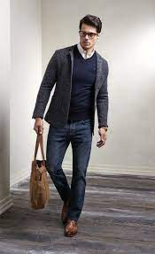 The Navy Blazer Mens Winter Fashion Mens Fashion Casual Mens Casual Outfits