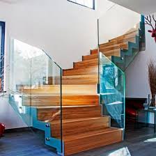 Maple stairs stained (watco) medium brown. Hardwood Stair Case L Shape Stairs Design China Center Beam Staircase Double Metal Stringer Stairs Made In China Com