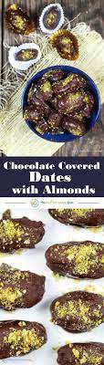 Chocolate Covered Date Recipe With Almonds The Mediterranean Dish Almond Recipes Date Recipes Recipes