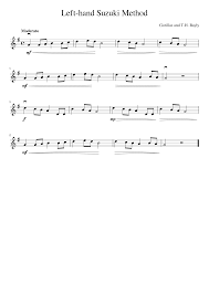 Can be read on any devices (kindle, nook, android/ios devices, windows, mac) quality: Left Hand Suzuki Method Sheet Music For Violin Solo Download And Print In Pdf Or Midi Free Sheet Music For Long Long Ago By Thomas Haynes Bayly Musescore Com