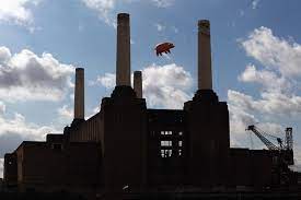 The idea is to produce an animated html5 file with around eight pages that describes the process of designing (in my case) the album cover to pink floyd's 1977 album animals, and i had the idea of having the inflatable pig from the cover float across and out of the screen. The Building Pictured On Pink Floyd S Animals Album To Undergo Massive Change