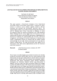 Menurut etimologi ( bahasa ) pendidikan dalam islam School Based Assessment Research Papers Academia Edu