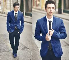 Black White And Blue Outfits Pin On Men