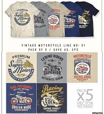 Retro, art, animal, japan, matchbox. Vintage Motorcycle T Shirt Print Set Free Download Free T Shirt Design Tshirt Print Creative T Shirt Design