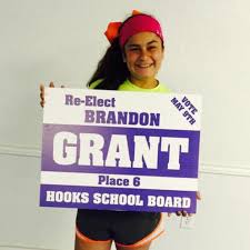 Profile for Re-elect Brandon Grant for Hooks ISD School Board May 9th
