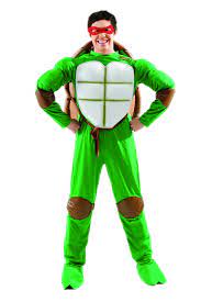Rubie's Ninja Turtle Deluxe Men's Costume Polyester Green -  Internet-Partyshop