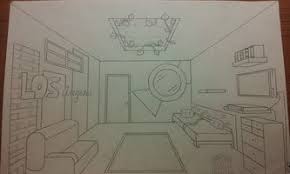 A great way to bring a more concrete feeling to these dreams is by making a dream board. How To Draw A Bedroom In 1 Pt Perspective Teaching Projects Dream Bedroom Art Lessons