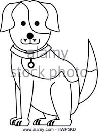 Migliore Amico Cartoon Carino Animale Vector Clip Art